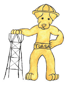 Tulsa and Route 66 Stickers by Janie