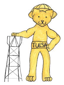 Tulsa and Route 66 Stickers by Janie