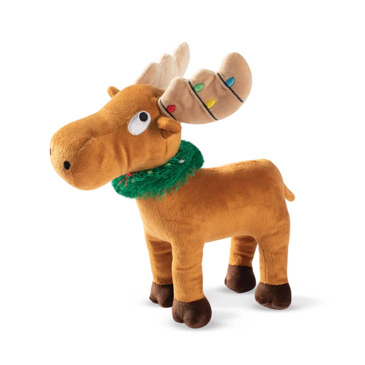 Merry Chrismoose-Plush Dog Toy