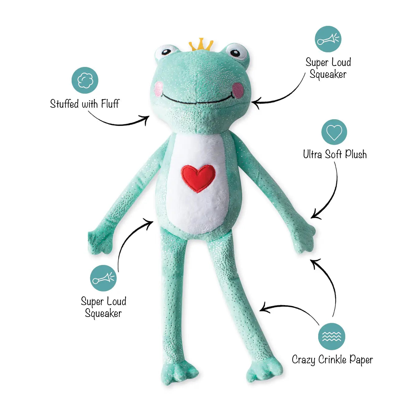 Prince Charming Frog Plushie