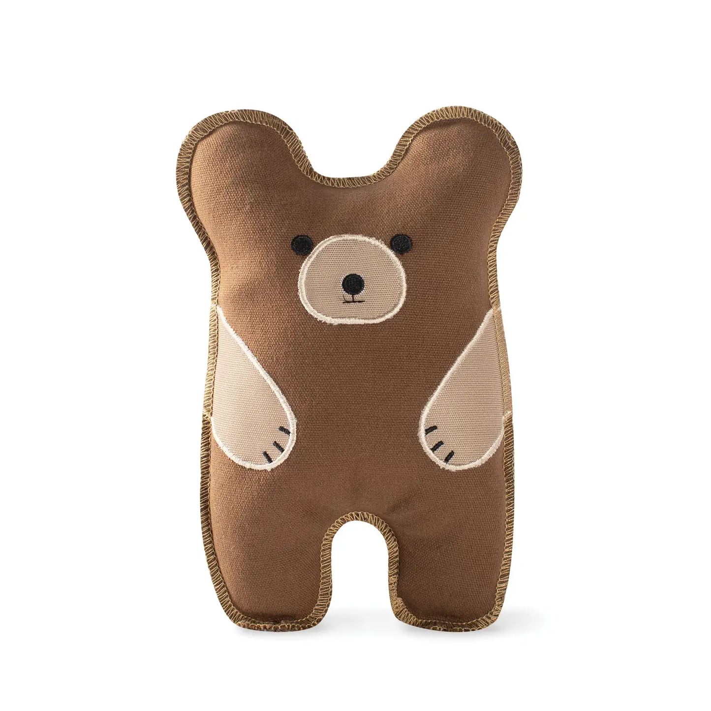 Bear Canvas Squeaker Toy