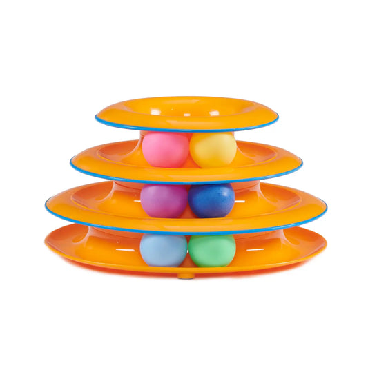 Tower of Tracks Interactive 3-Tier Cat Toy