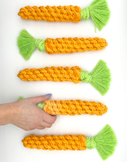 Carrot Rope Toy
