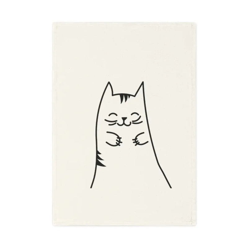 Cat cotton tea towel